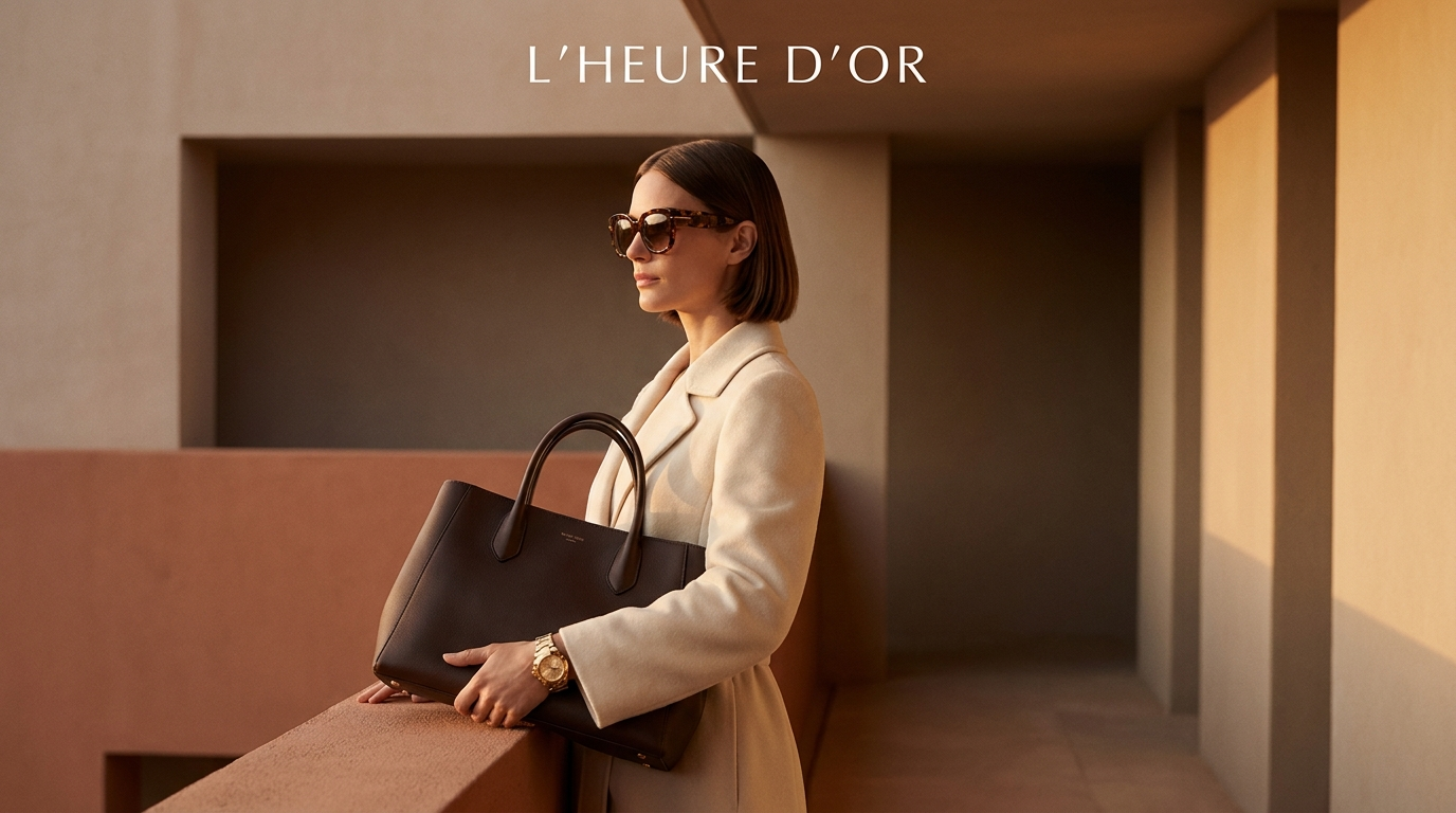 Luxury fashion campaign hero