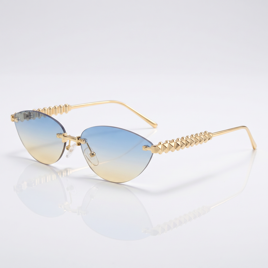 Seraphine Shades — Gold Blue (studio)