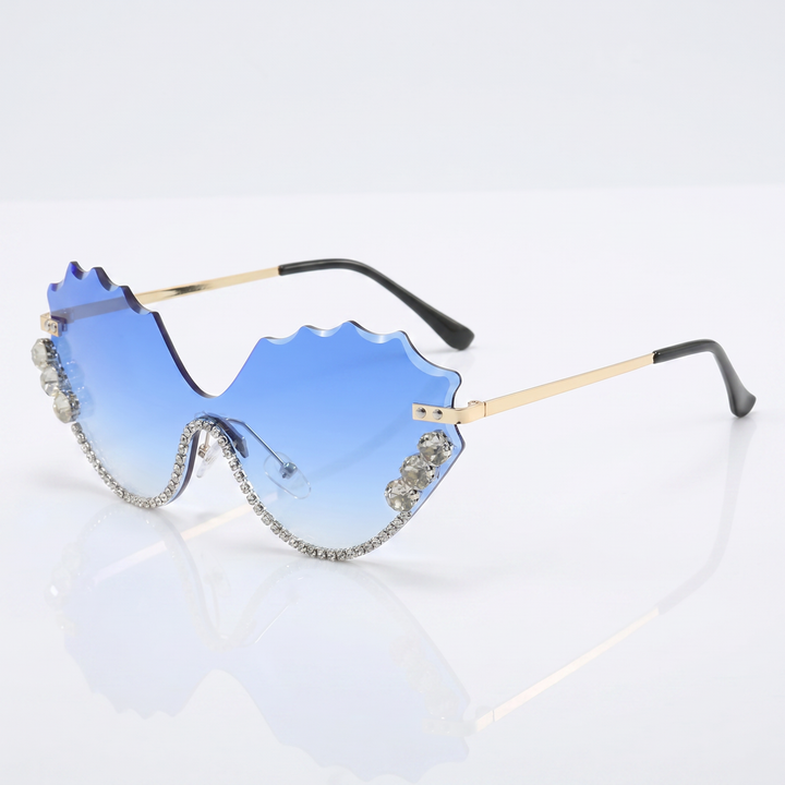 Royce Shades — Gold Gradient Blue (studio)