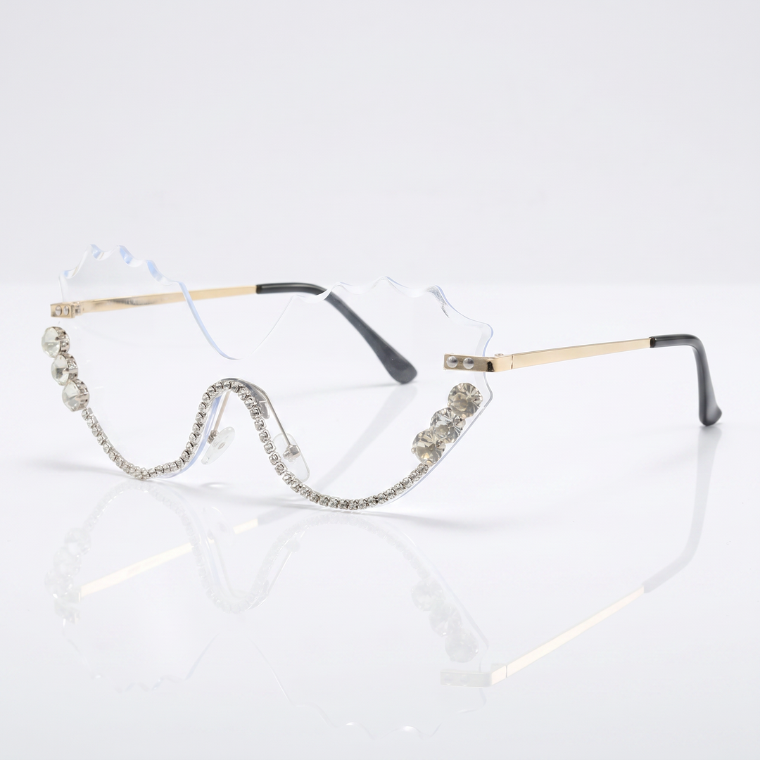 Royce Shades — Gold Clear (studio)
