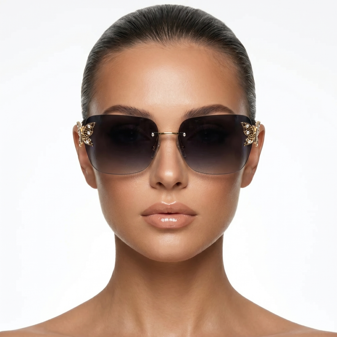 Caspian Shades — Jet Pearl (model front)