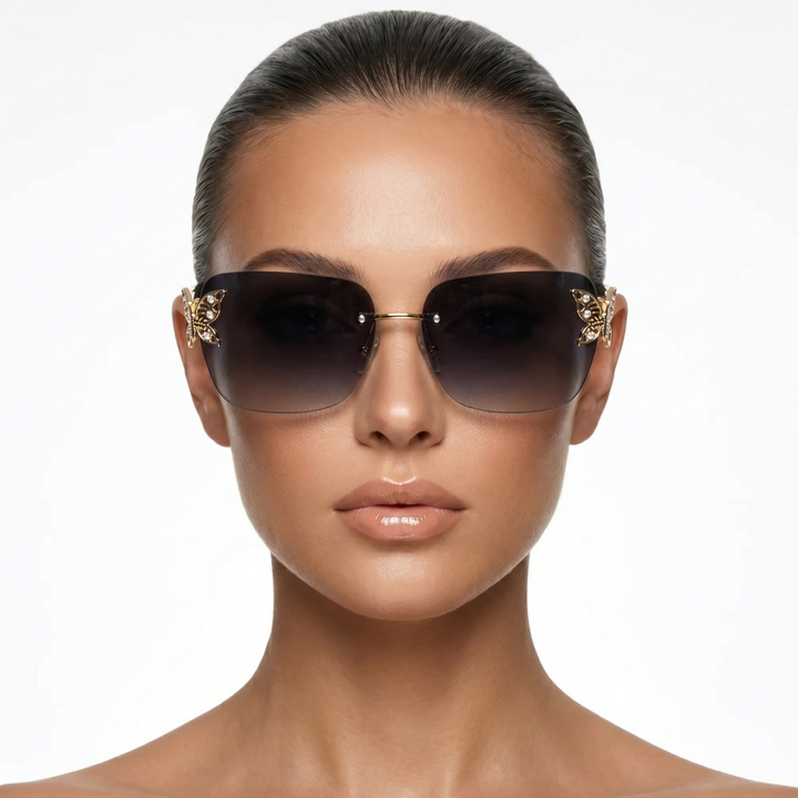 Caspian Shades — Jet Pearl (model front)