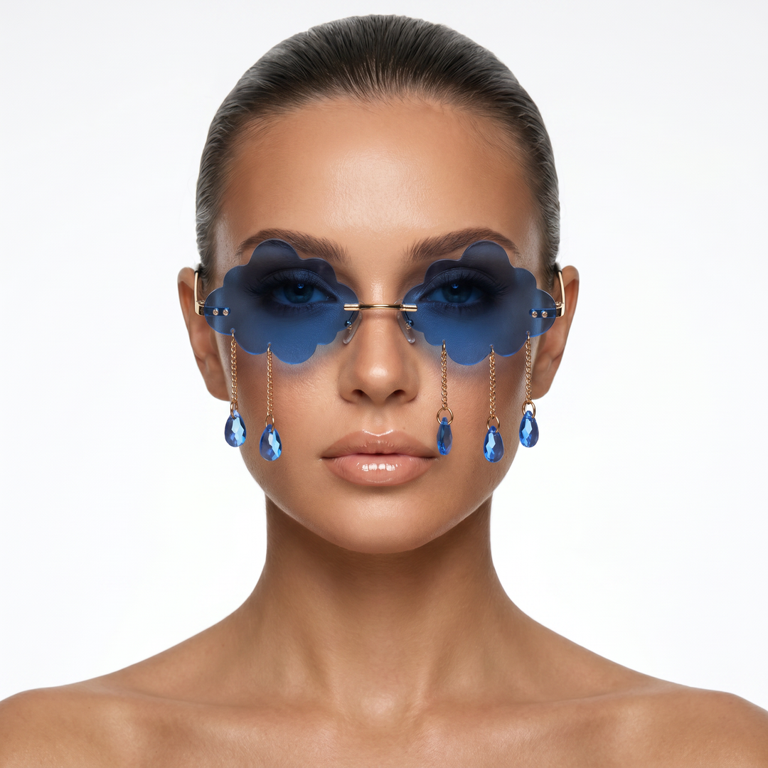 Cumulus Shades — Sapphire Sky model front