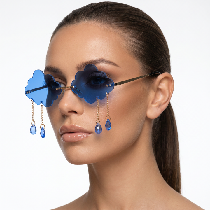 Cumulus Shades — Sapphire Sky model three-quarter