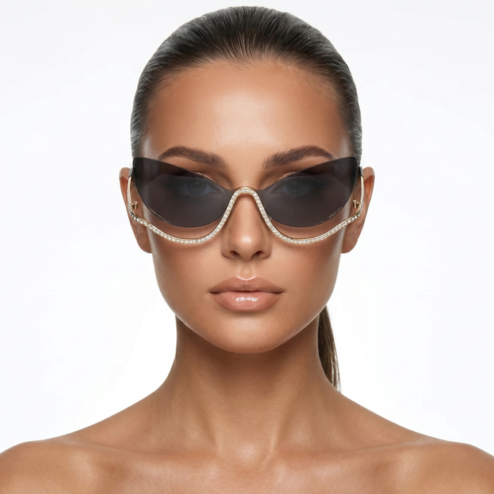 Lillian Shades — Ash Quartz model front
