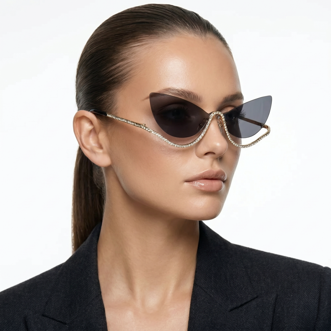 Lillian Shades — Ash Quartz model three-quarter