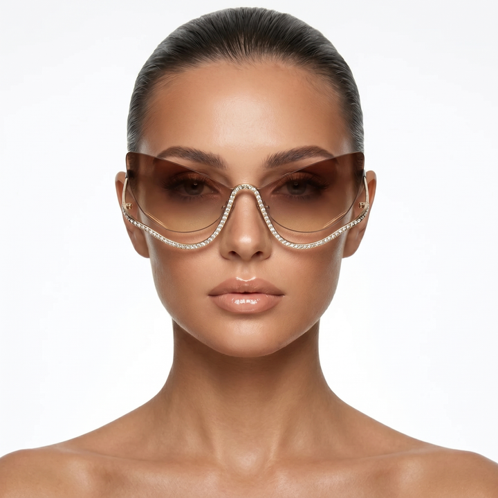 Lillian Shades — Honey Amber model front