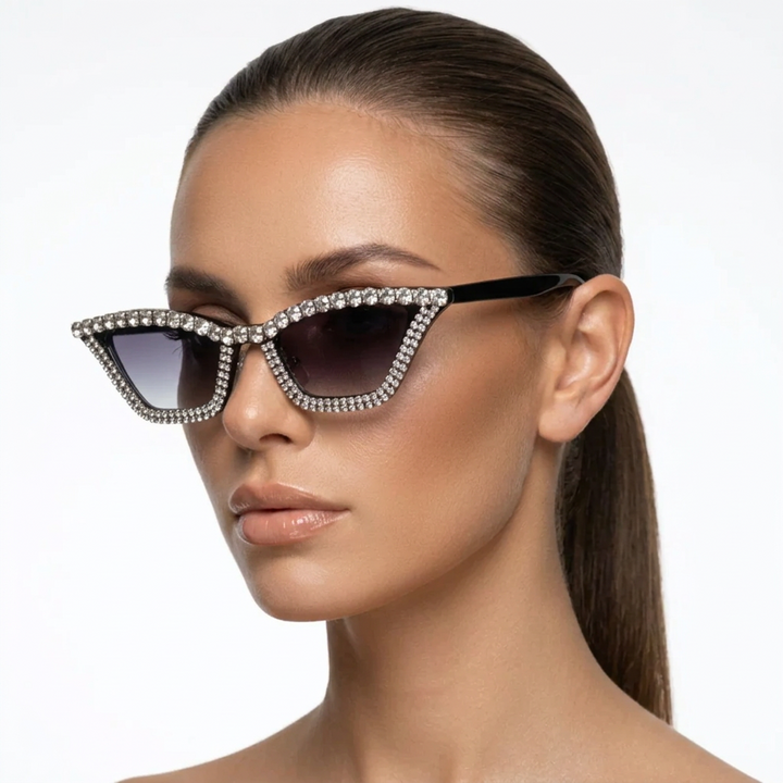 Mirage Shades — Smoke Crystal model three-quarter