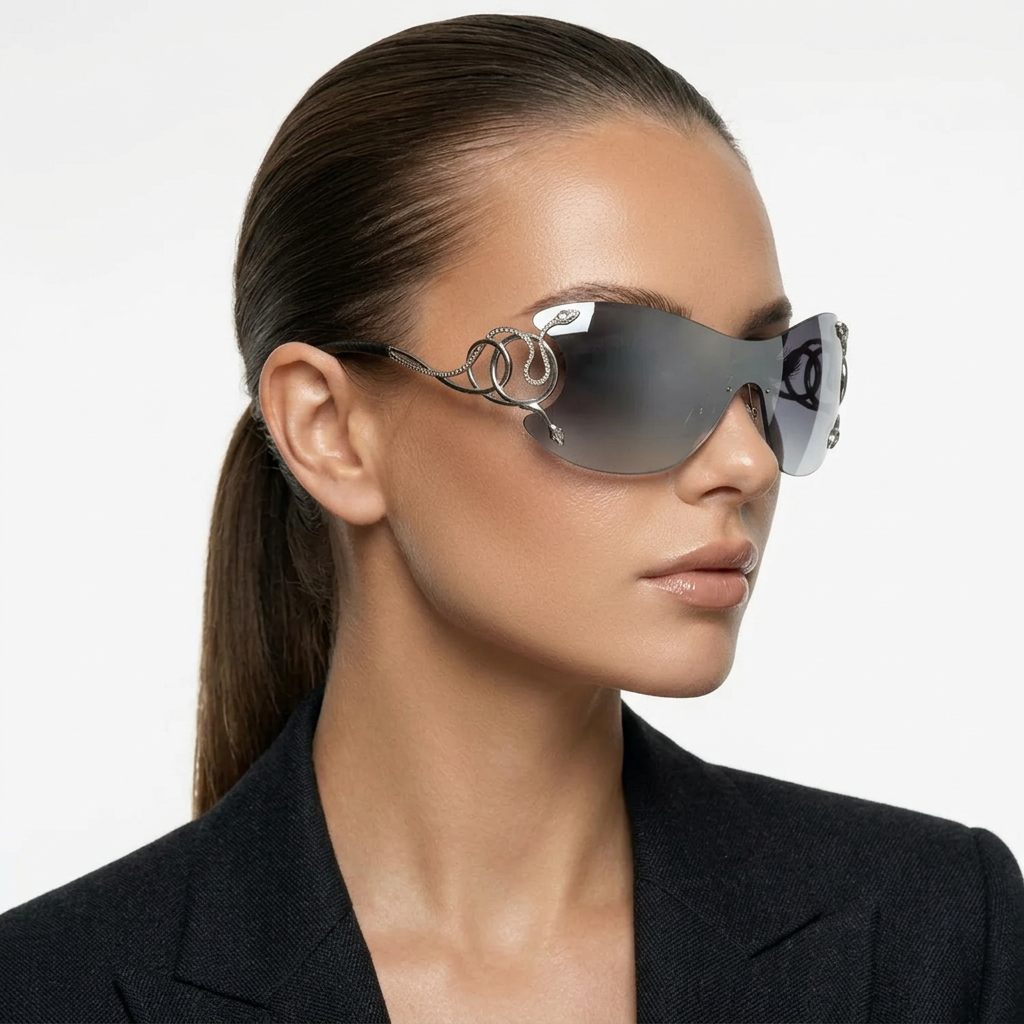 Cobra Shades — Smoke Quartz model three-quarter