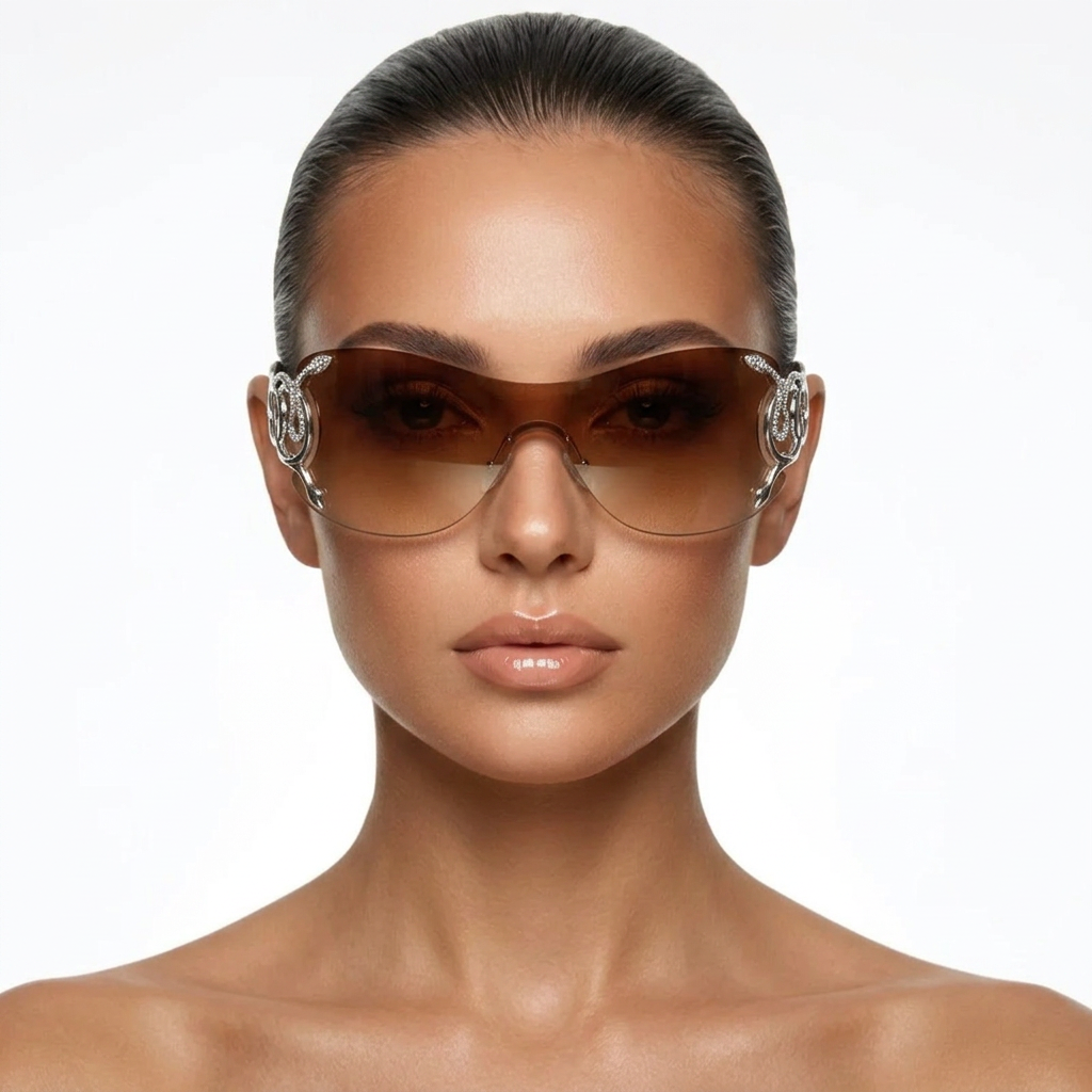 Cobra Shades — Amber Bronze model front