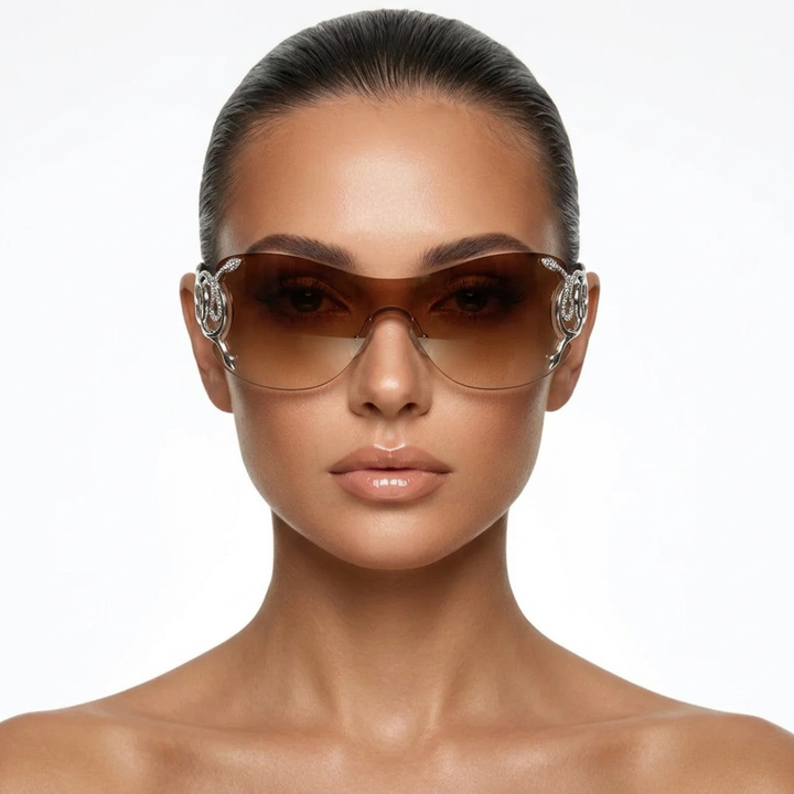 Cobra Shades — Amber Bronze model front