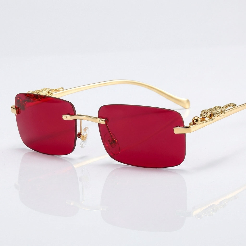 Leopard Shades — Red studio
