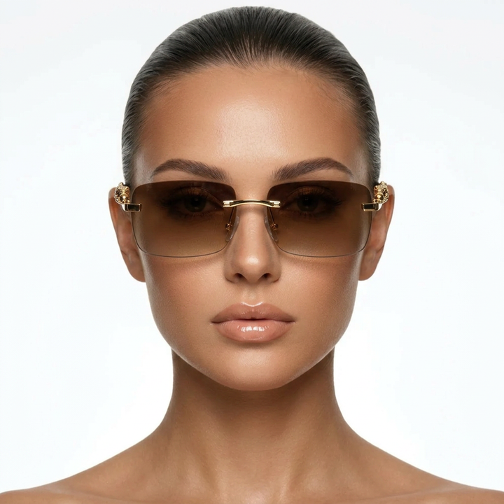 Leopard Shades — Mocha Leopard model front