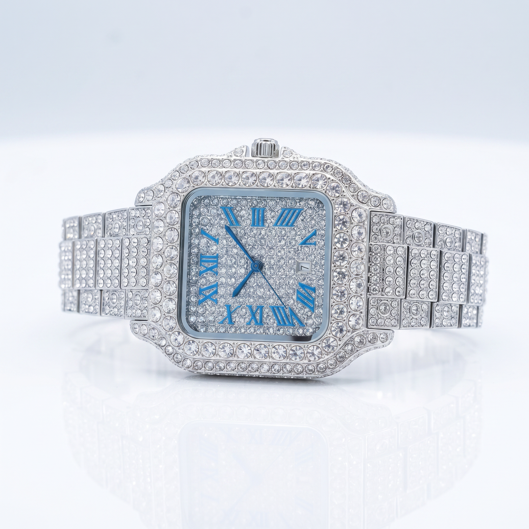 Étoile Iced Watch — Sapphire Frost, studio shot
