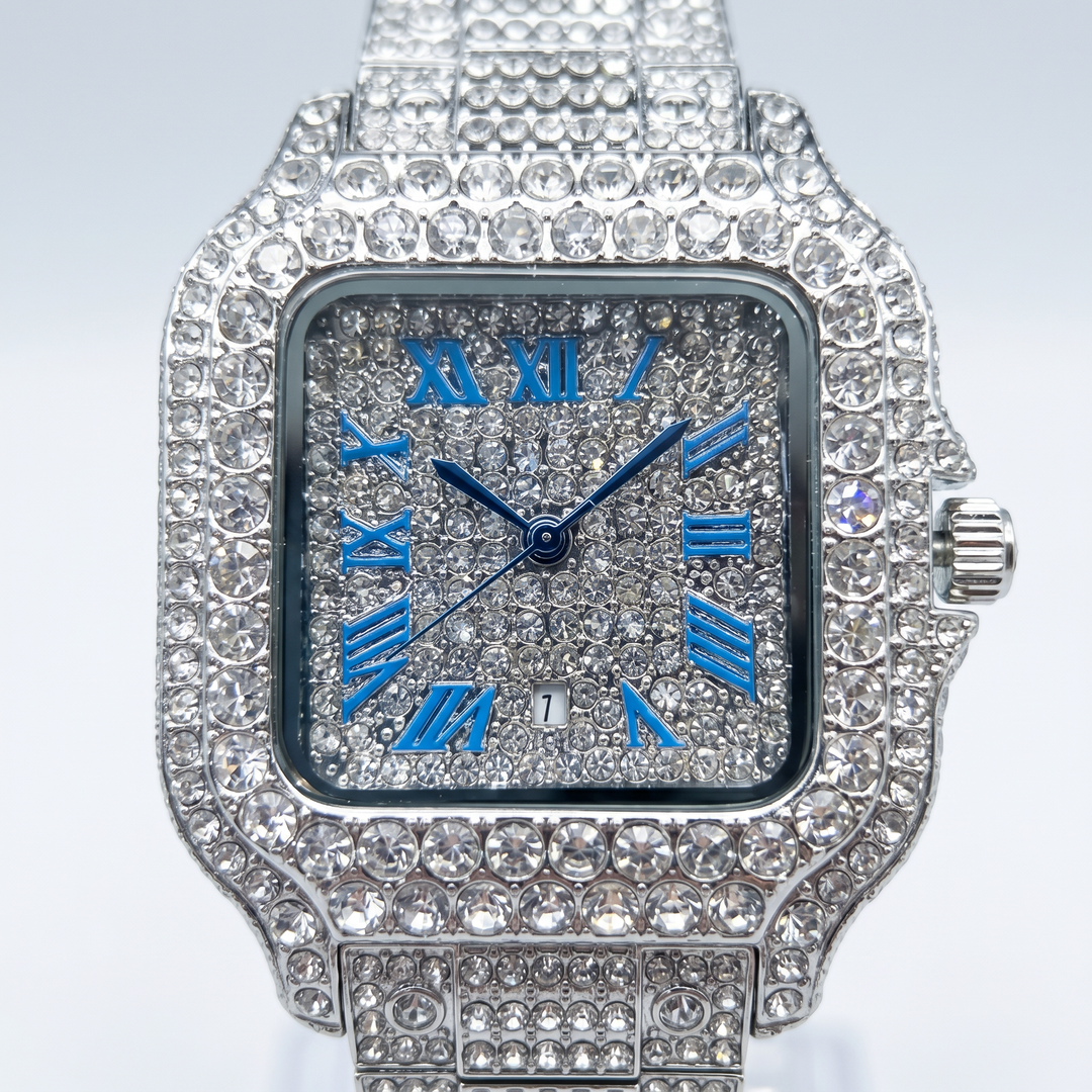 Étoile Iced Watch — Sapphire Frost, macro dial detail