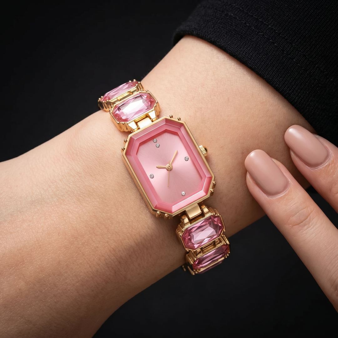 Lumière Watch — Rosé Brilliance, on hand
