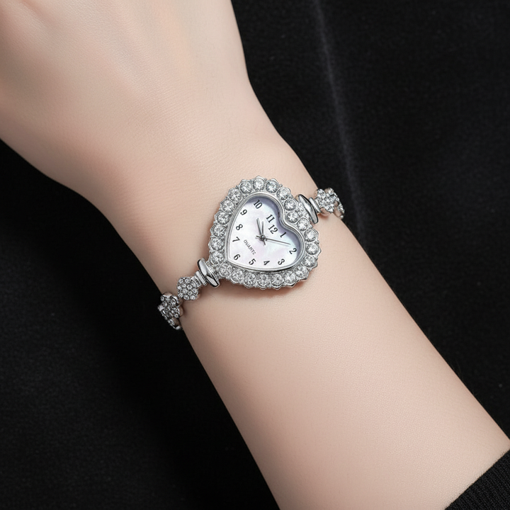 Aurelia Watch Glacial Silver on wrist