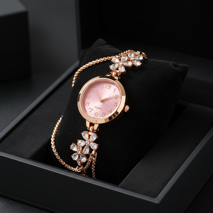 Aurelia Watch Rose Brilliance in box