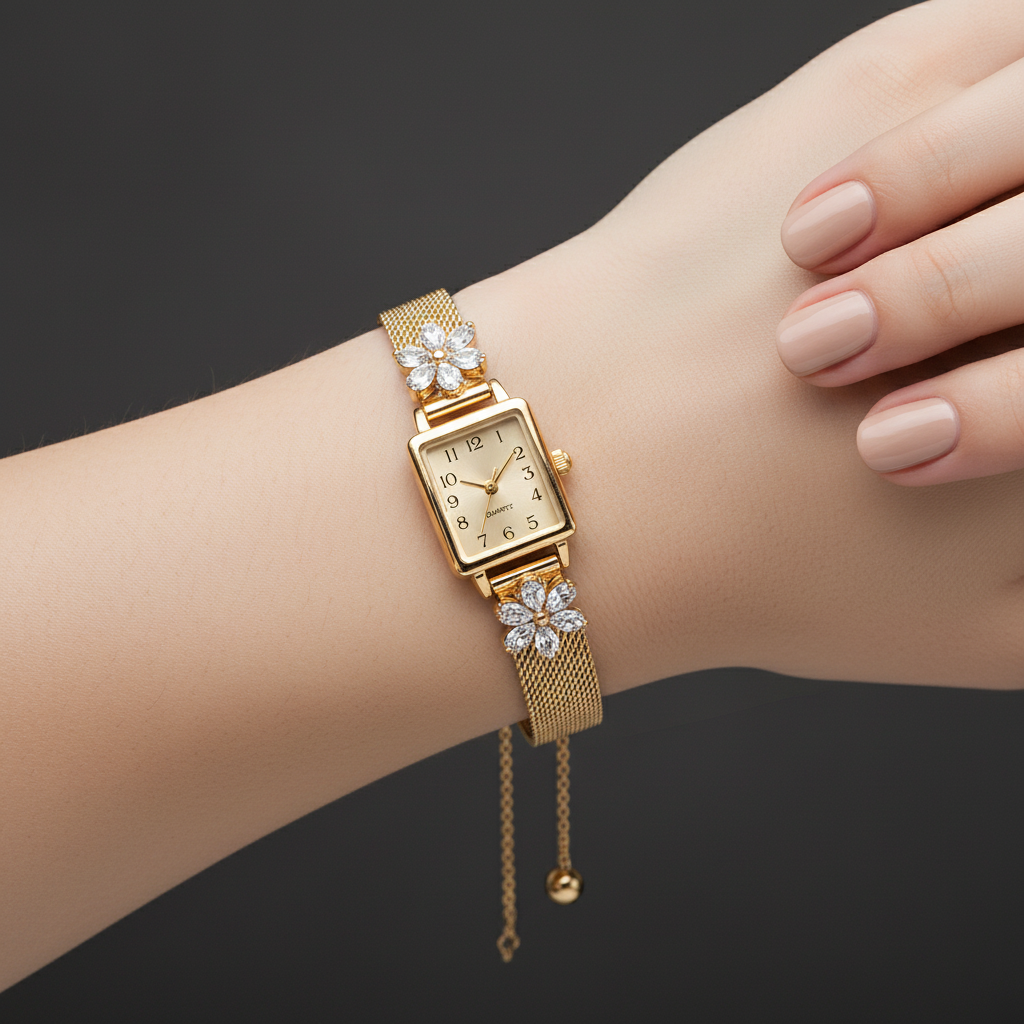 Aurelia Watch Aurum Glow on wrist