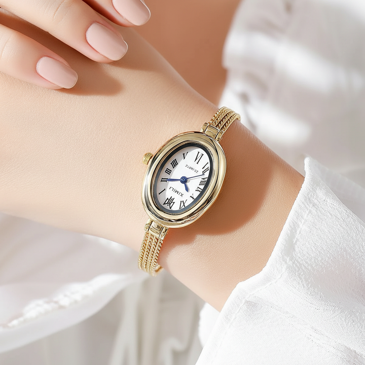 Solène Watch in Champagne Mirage on wrist