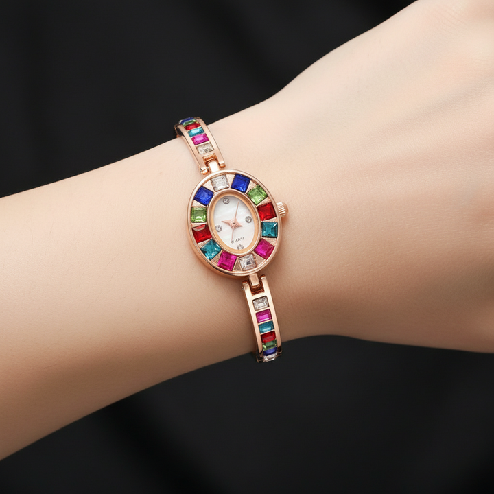 Solene Watch Rose Brilliance on wrist