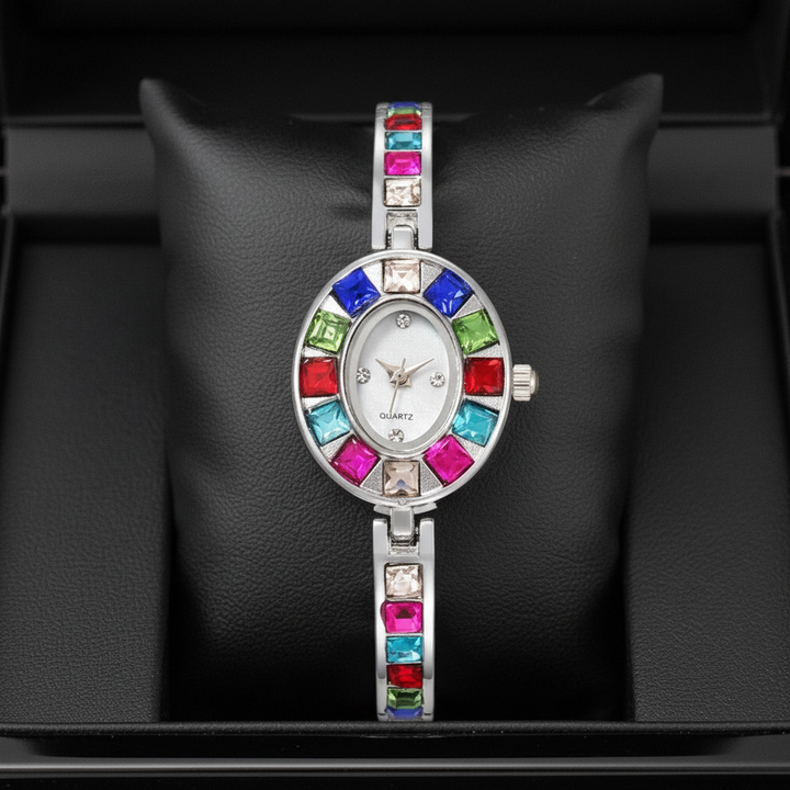 Solene Watch Etoile Silver in box