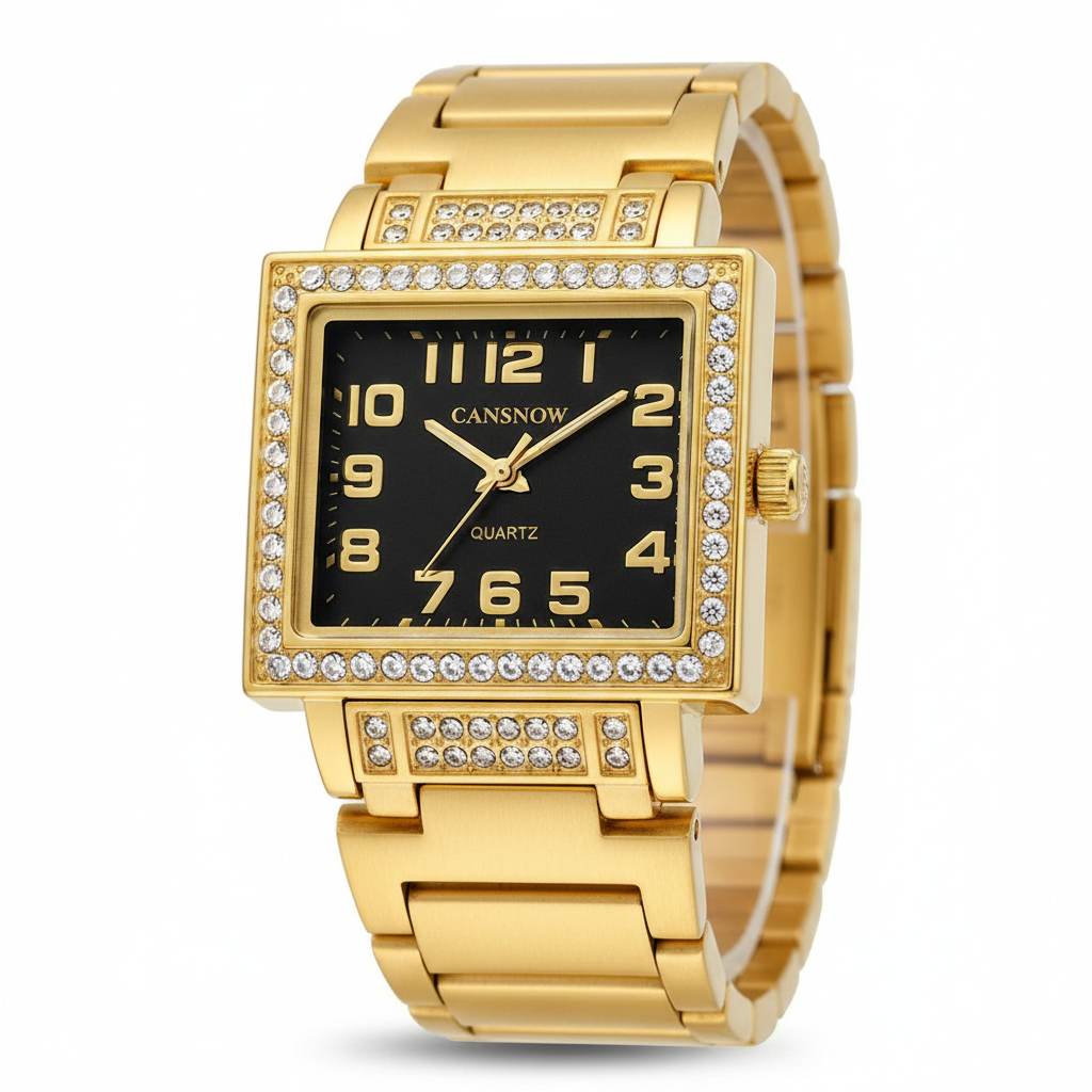 Lumière Watch Onyx Doré studio
