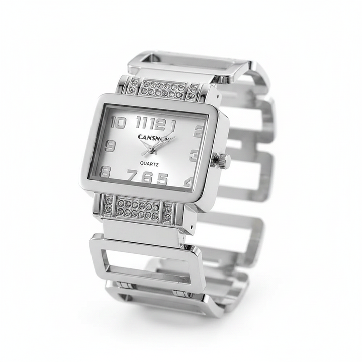 Lumière Watch Silver White studio