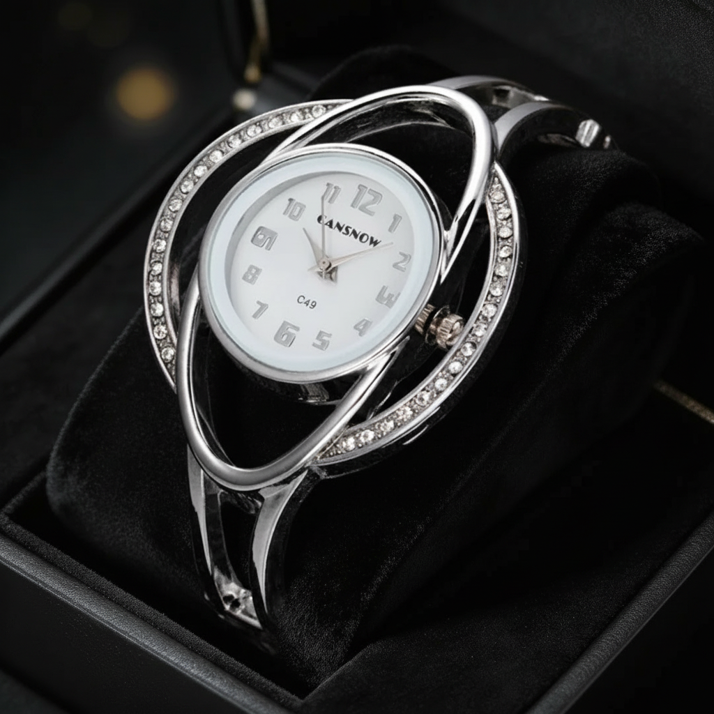 Lumière Watch Silver Frost in box