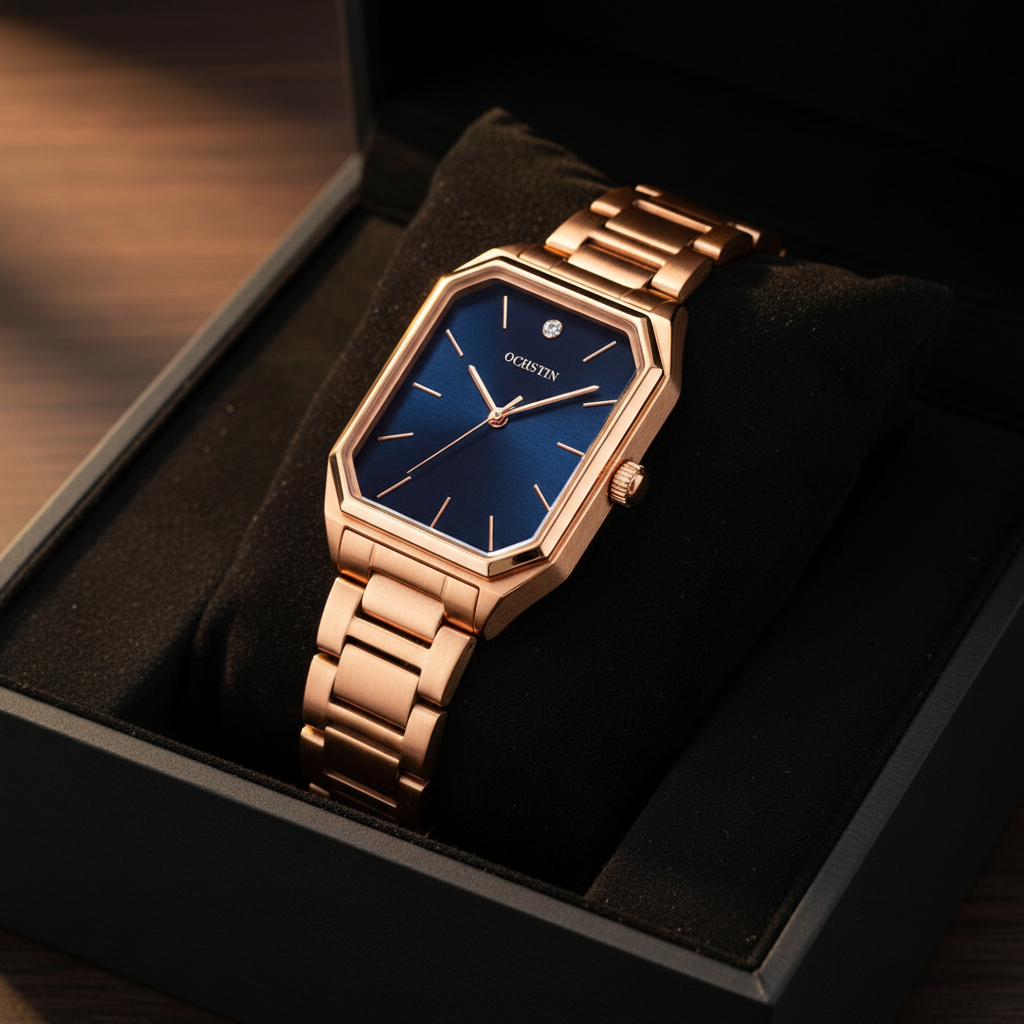 Solene Watch Bleu Nuit in box