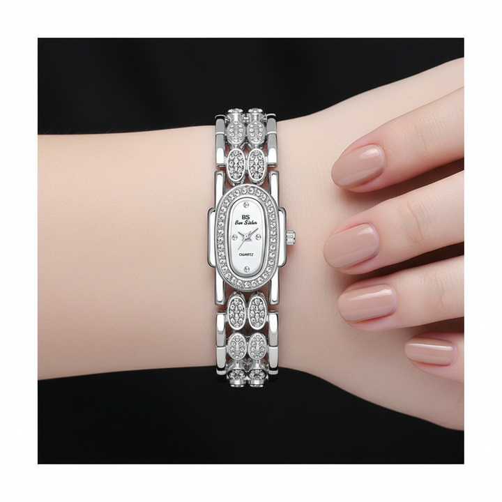 Aurelia Watch Argent Frost on wrist
