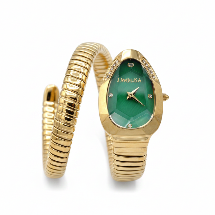 Sérpentine Watch in Émeraude Or - studio
