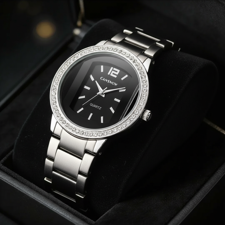 Solene Watch Obsidian Lustre in gift box