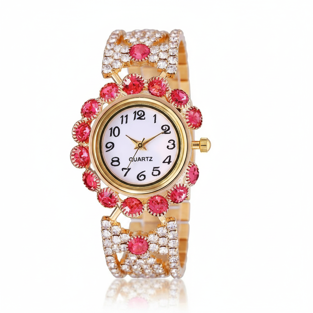 Solene Watch in Rosé Radiance — studio