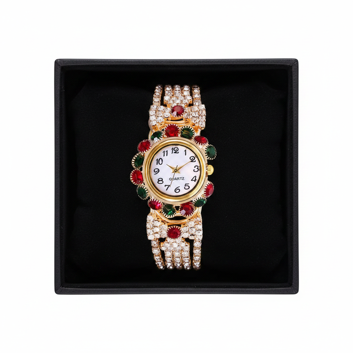 Solene Watch in Prismatic Crystal — in gift box