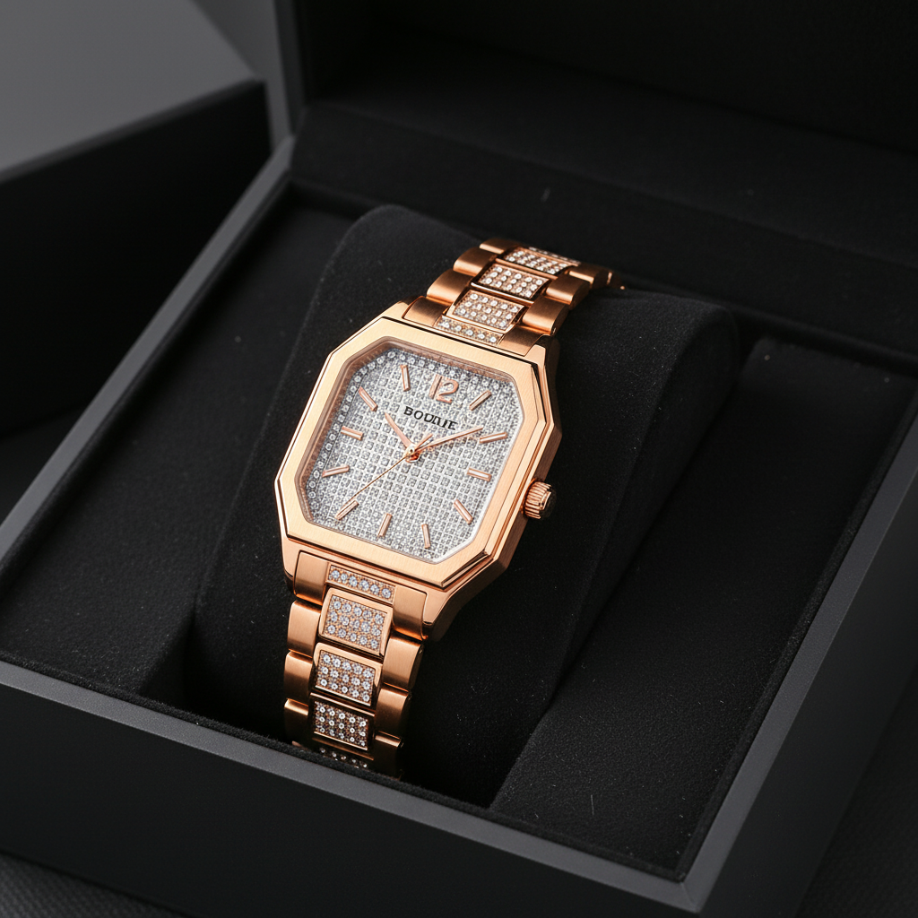 Solene Watch - Rosé Brilliance in box
