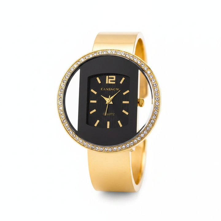 Solene Watch Gold Black studio