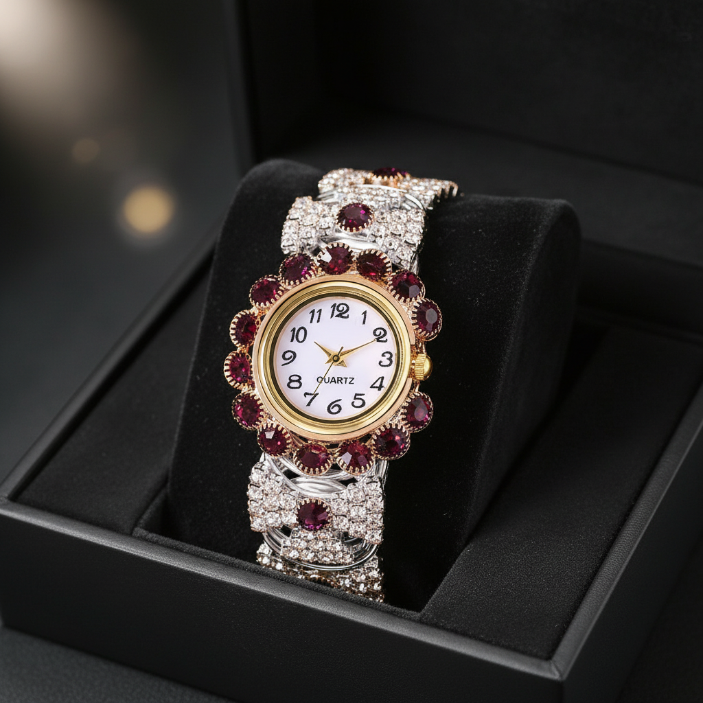 Solene Watch in Améthyste Brilliance — in gift box