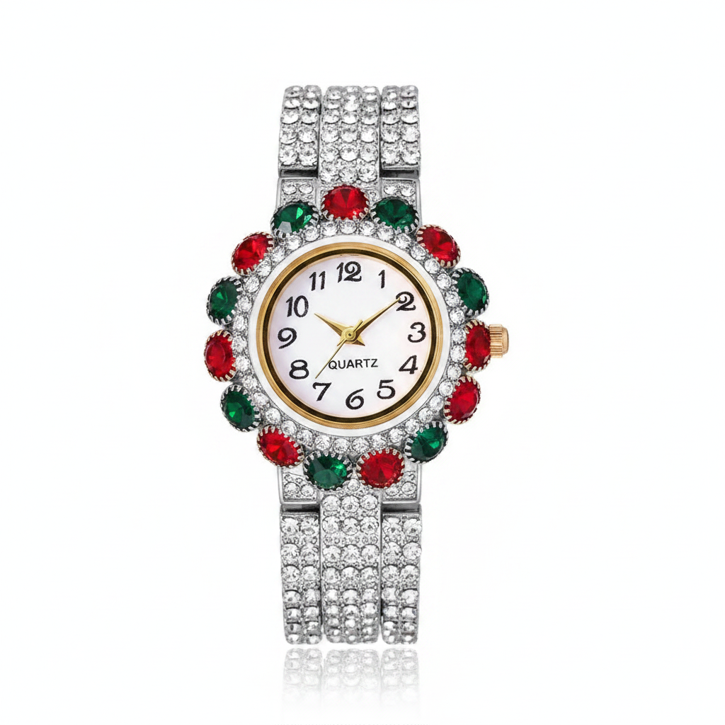 Solene Watch in Prismatic Crystal — studio