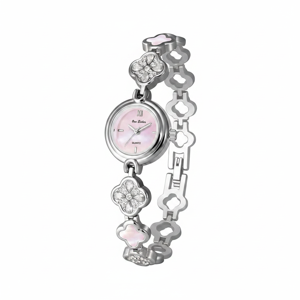 Solène Watch Rosé Pearl studio