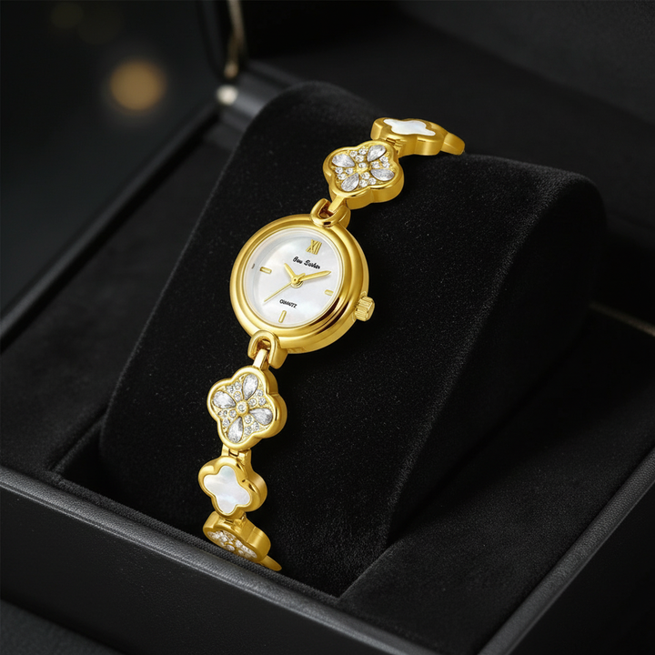 Solène Watch Ivory Gilt in box