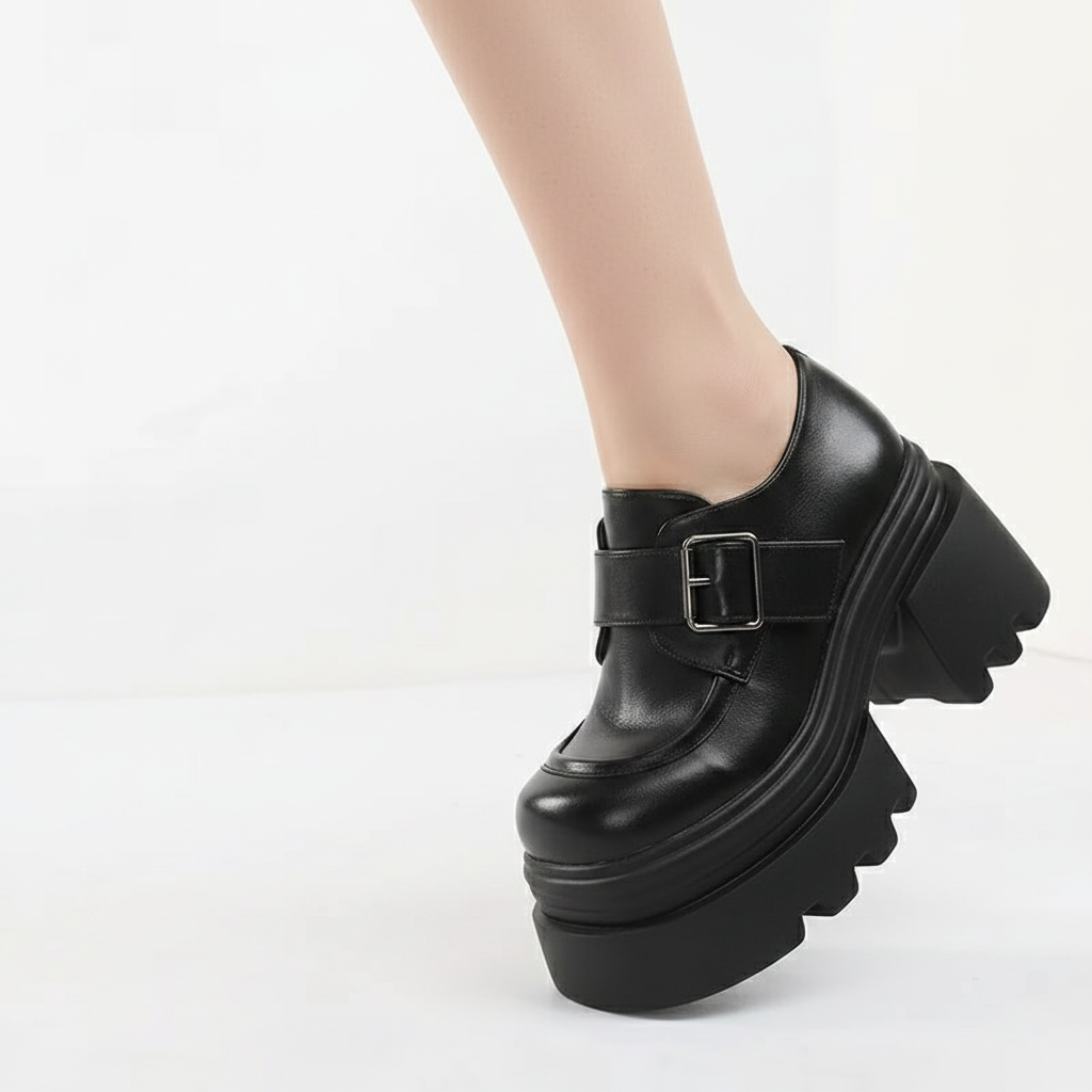Amethyste Heels in Noir Eclipse — onfoot_b
