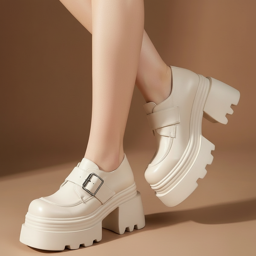 Amethyste Heels in Almond Veil — onfoot_a