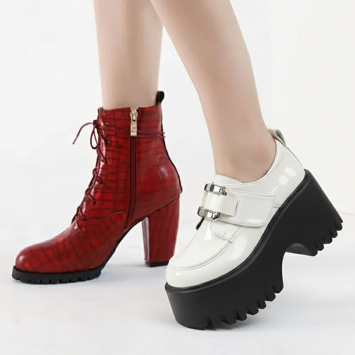 Capucine Shoes in Ivory Pearl — onfoot_b