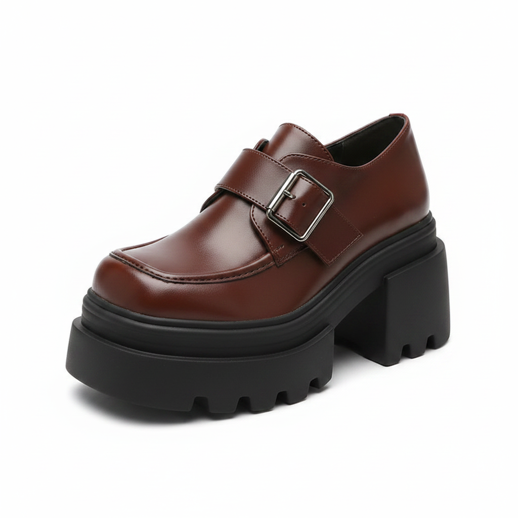 Amethyste Heels in Cognac — studio