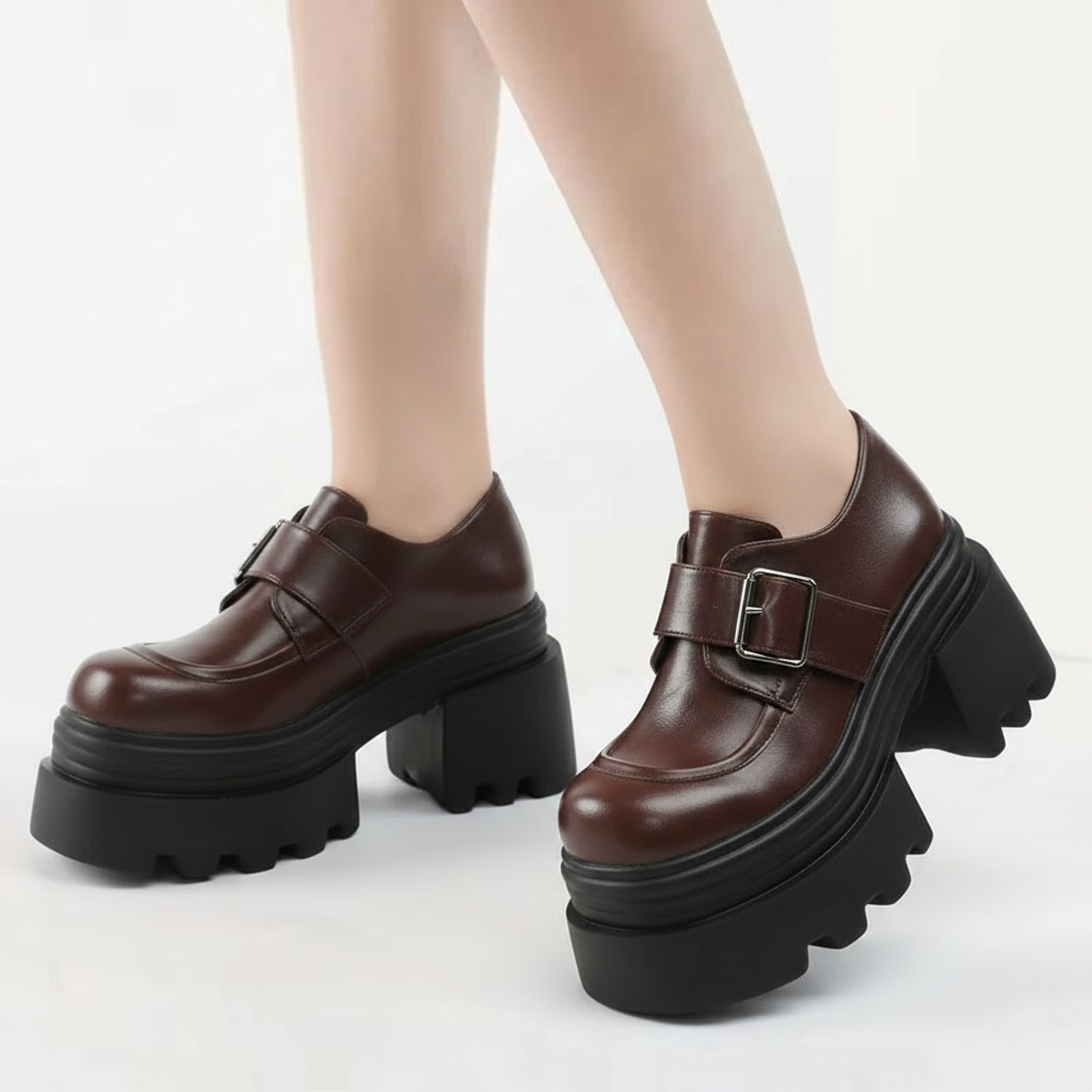 Maelle Heels in Brown — onfoot_b