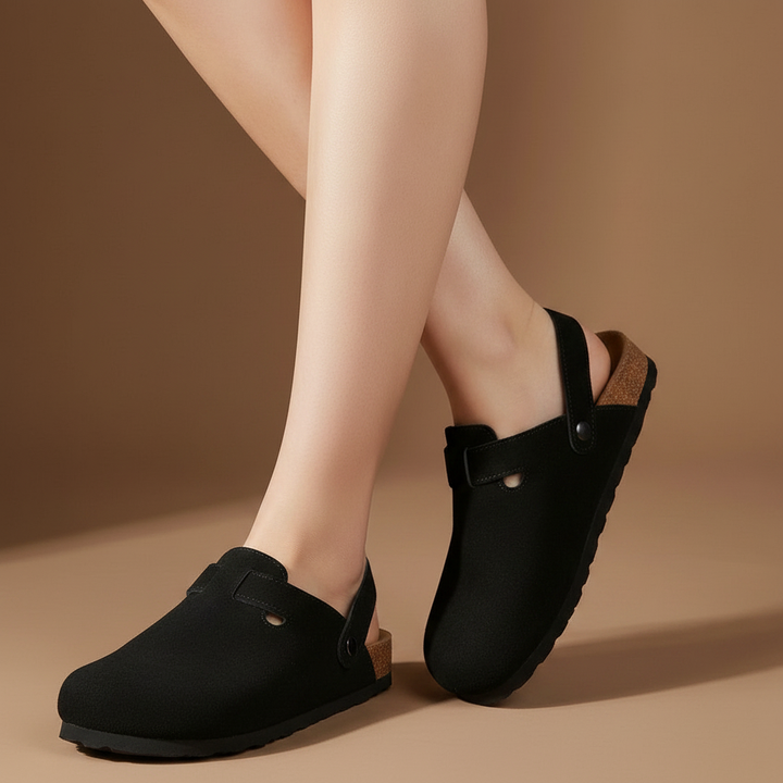 Brillance Mules in Onyx — onfoot_a