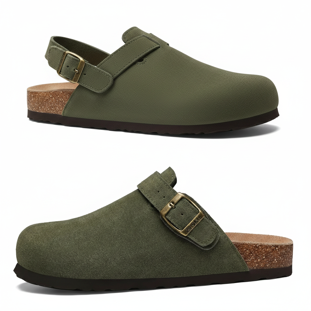 Brillance Mules in Cypress — studio