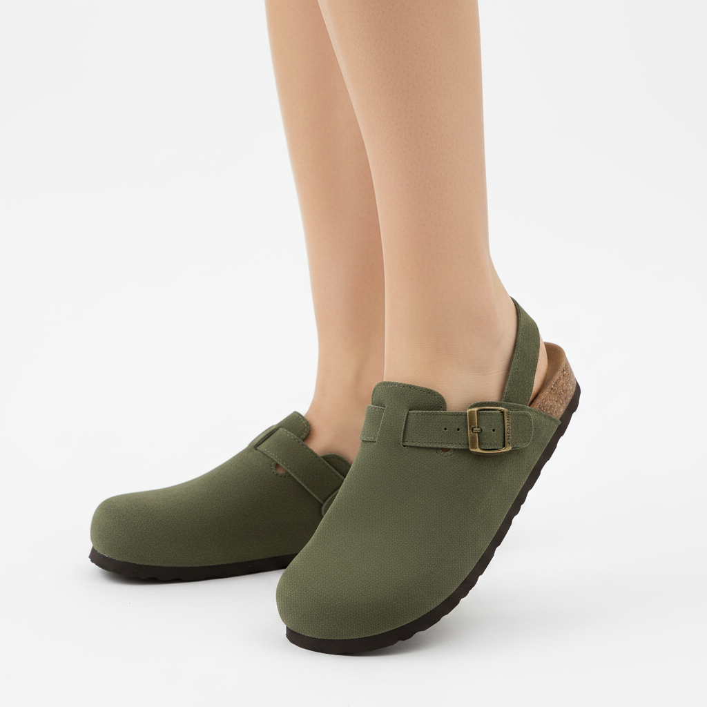 Brillance Mules in Cypress — onfoot_b