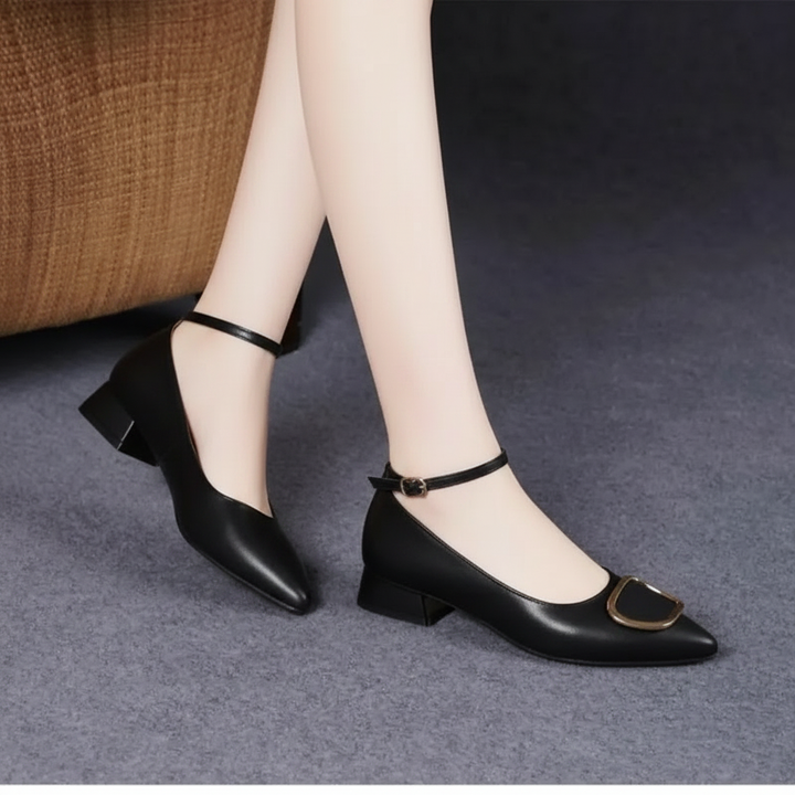Celeste heels in Noir — onfoot_a